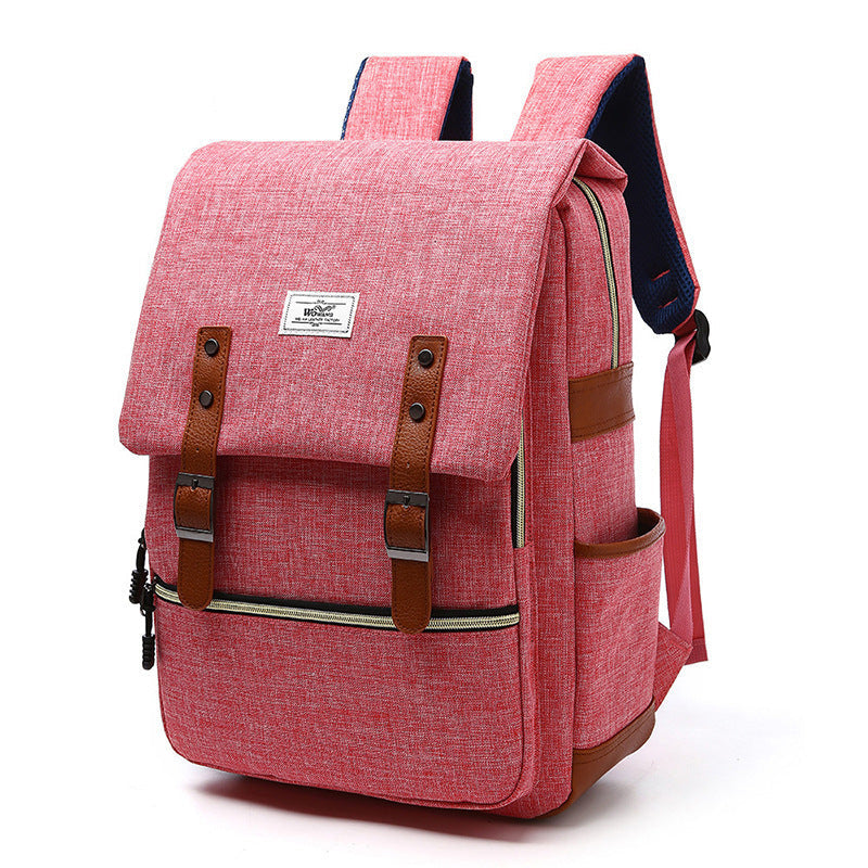 Douglas – Sac à dos vintage en toile avec port USB