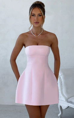 Anna – Robe Tubulaire Été Unicolore
