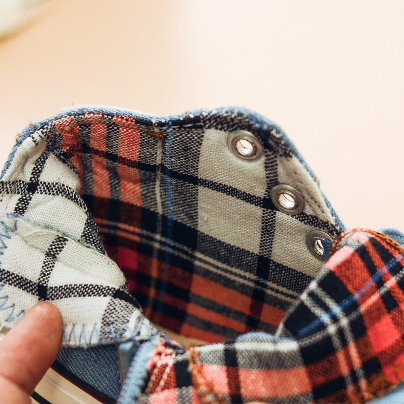 Megan – Baskets en Denim Respirantes pour Enfants