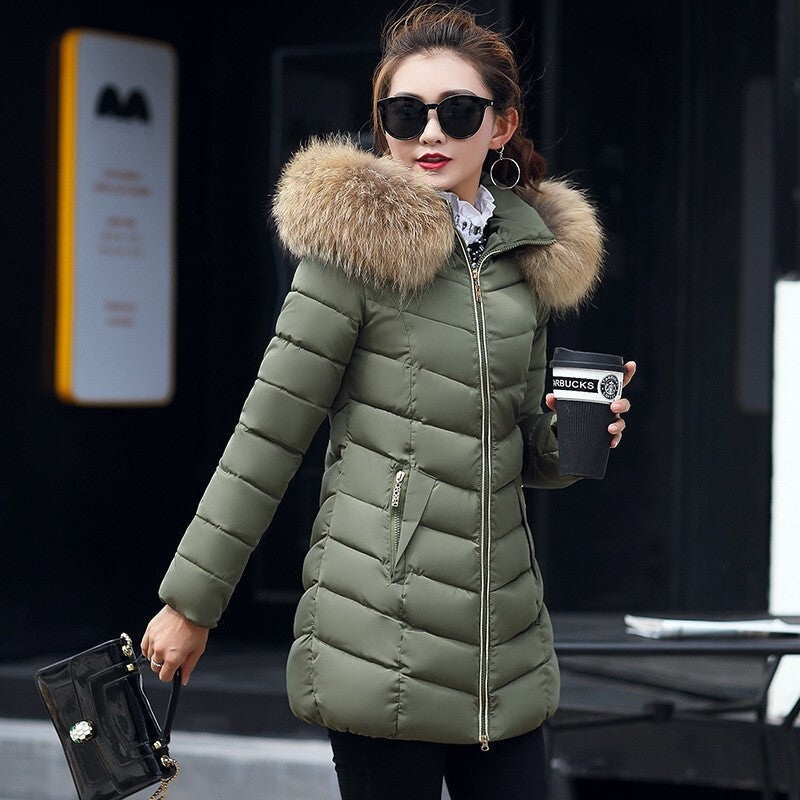 Phoebe – Veste d'hiver chaude avec capuche en fausse fourrure pour femmes