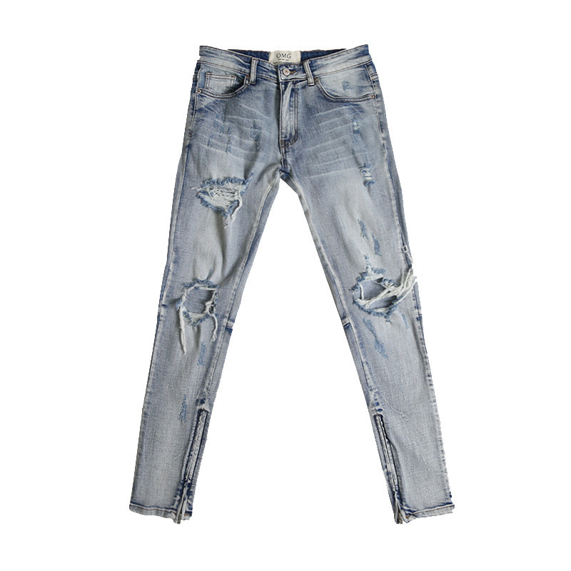 Joel – Jeans à Fermeture Éclair pour Hommes