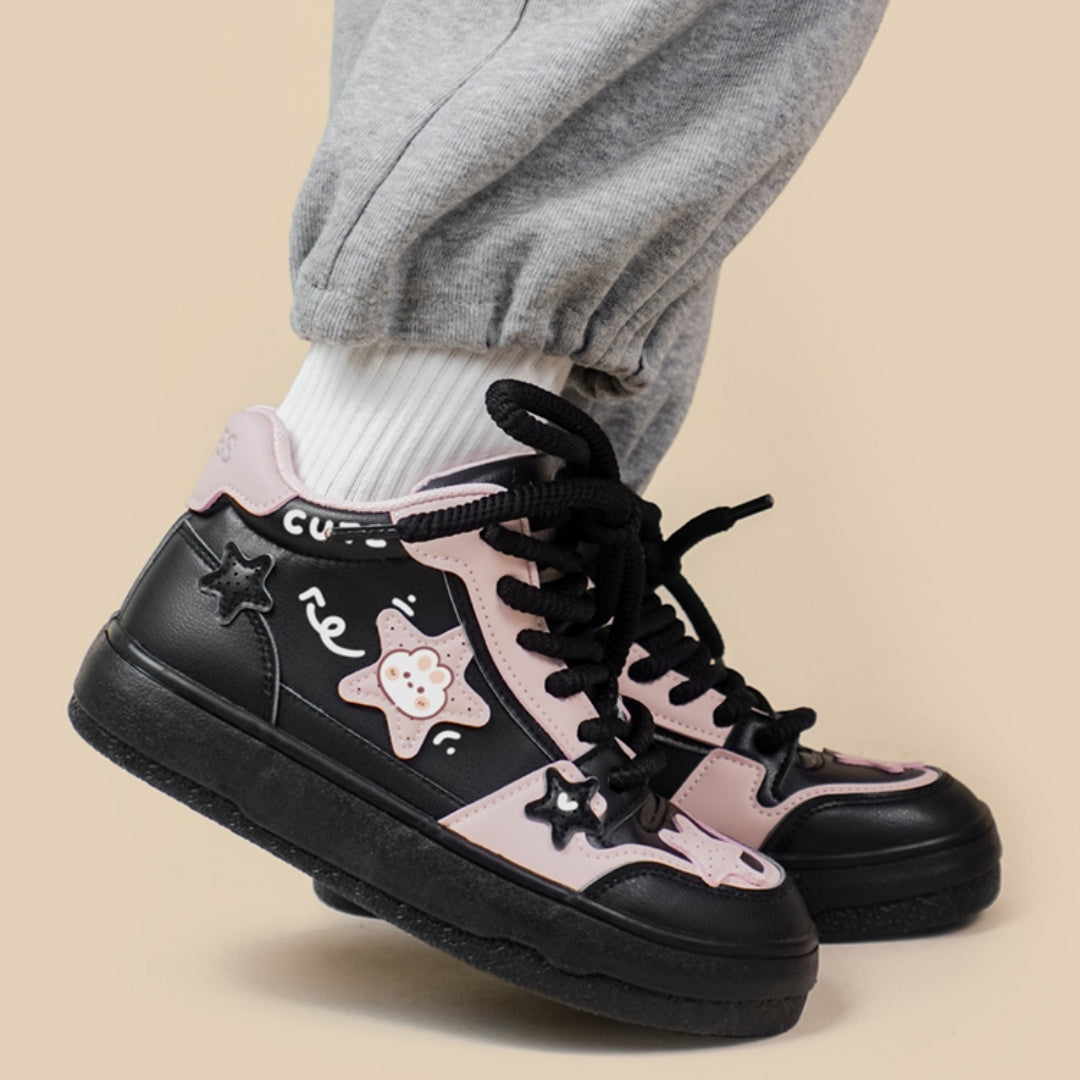 Jean – Baskets Hautes Polyvalentes pour Femmes