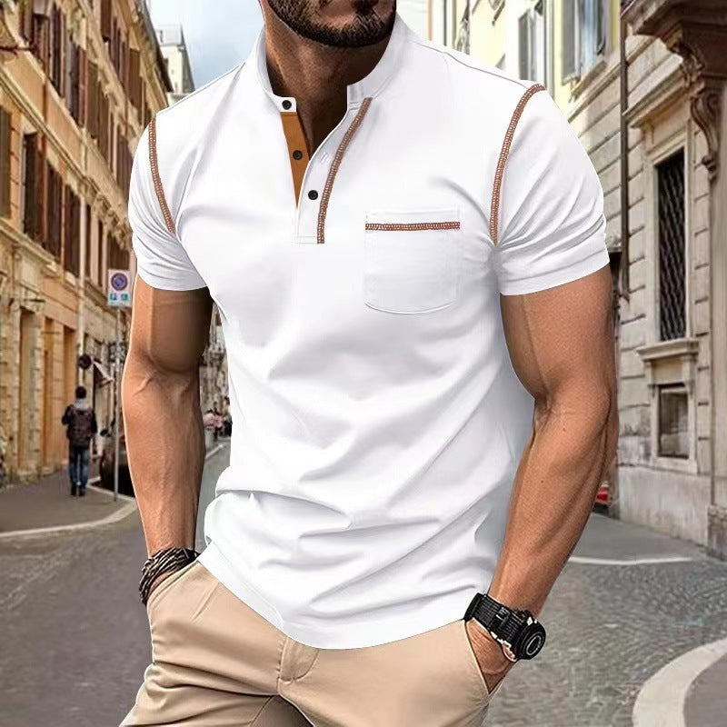 Walter – Polo à Manches Courtes pour Homme Été Décontracté Séchage Rapide