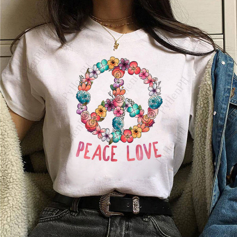 Tanya – T-shirt Femme à Manches Courtes Blanc Tendance