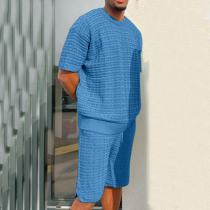 Neil – Ensemble d'été décontracté pour hommes avec coupe ample et short