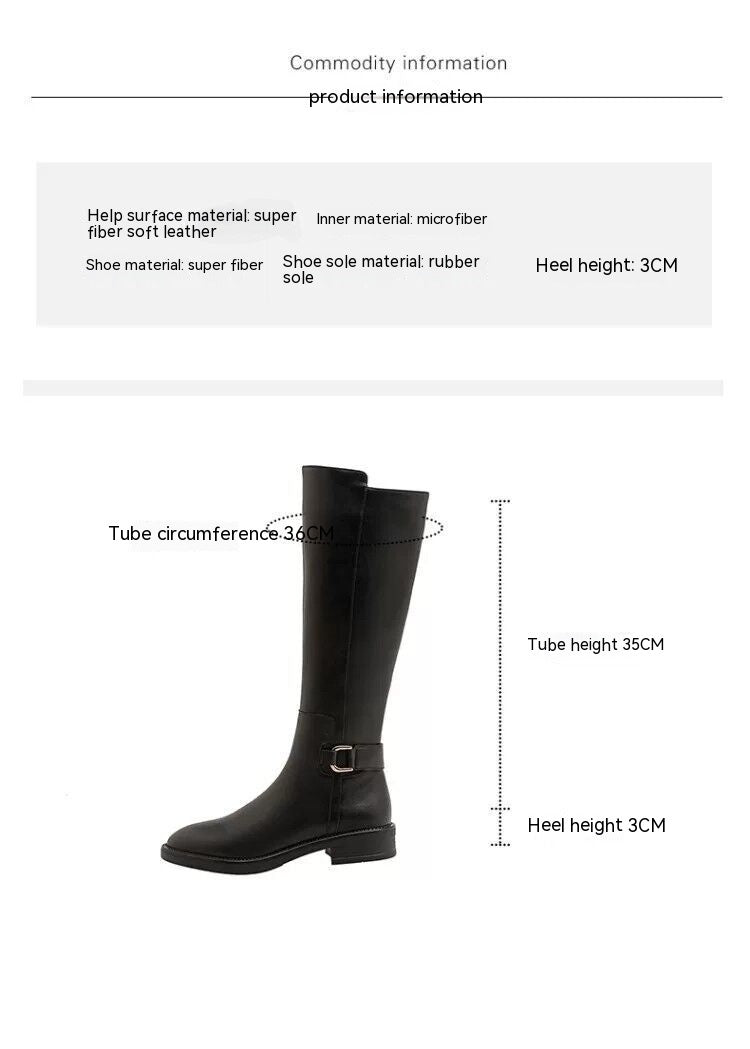 Charlotte – Bottes Hautes avec Boucles