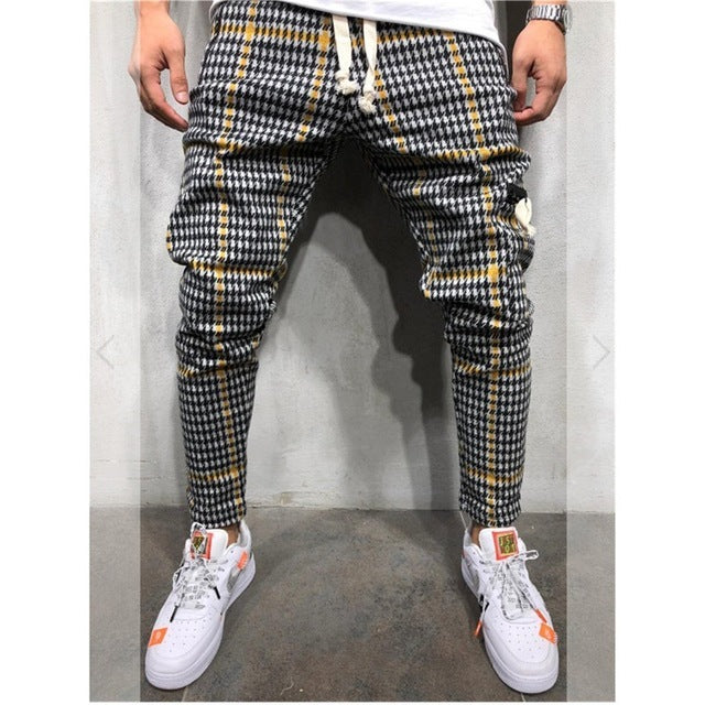Glen – Pantalon à poches automnal pour homme en noir