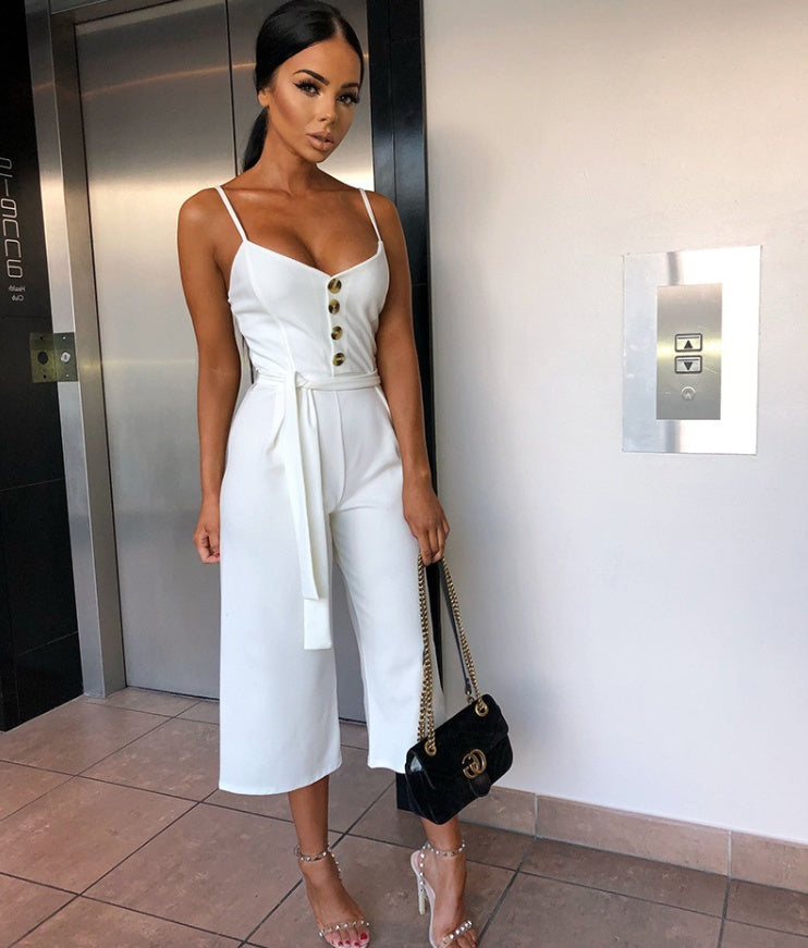 Julie – Jumpsuit élégant pour femme avec dos nu
