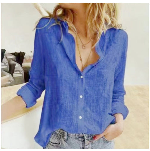 Jasmine – Cardigan décontracté à boutons et manches longues