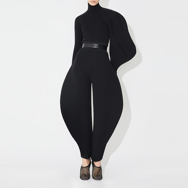 Gabrielle – Pantalon Taille Haute Street-Hipster