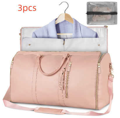 Emma – Grande Capacité Sac de Voyage Duffle pour Femmes, Sac à Costume Pliable, Imperméable