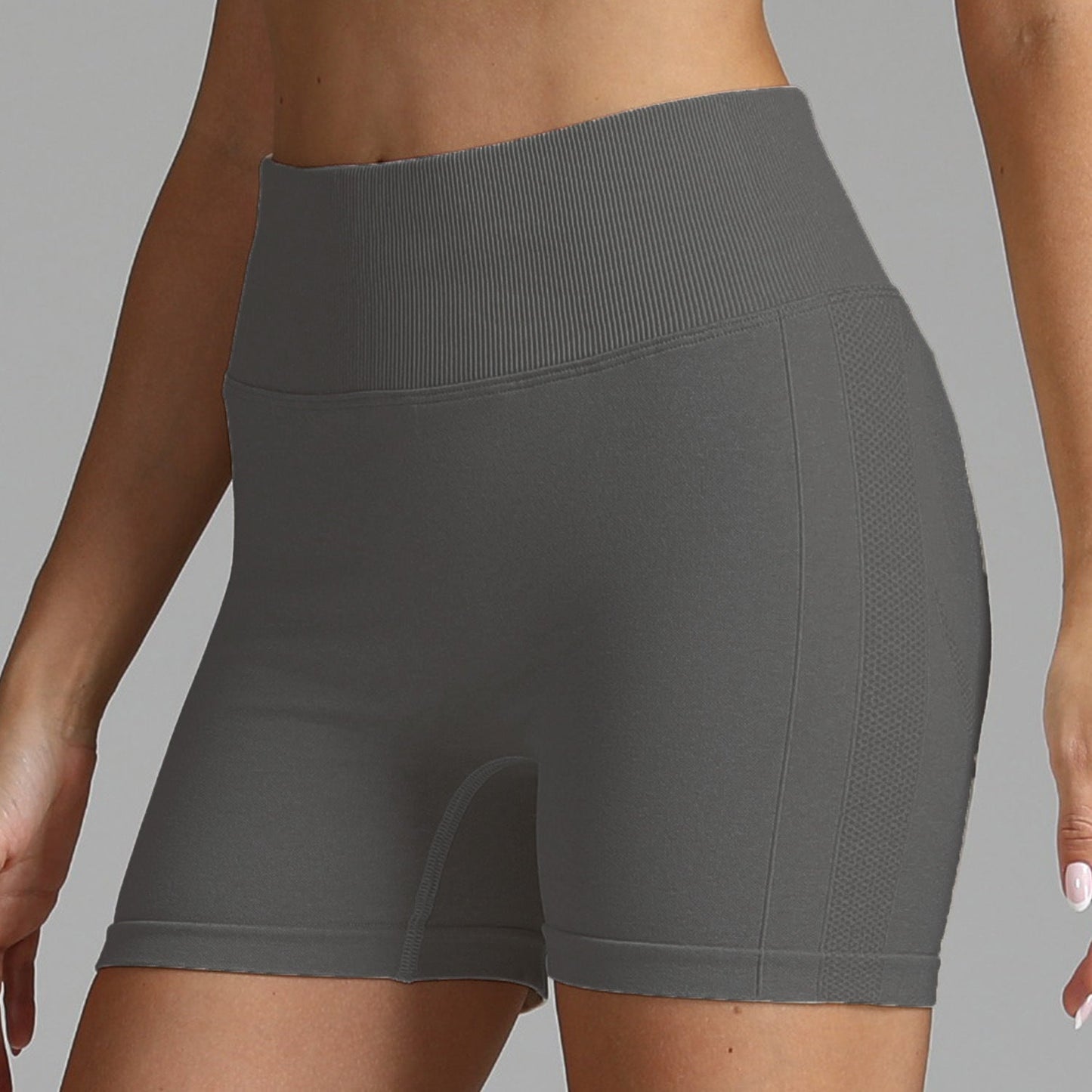 Amanda – Shorts de Yoga Sans Couture pour Femmes avec Taille Haute et Design Gainant