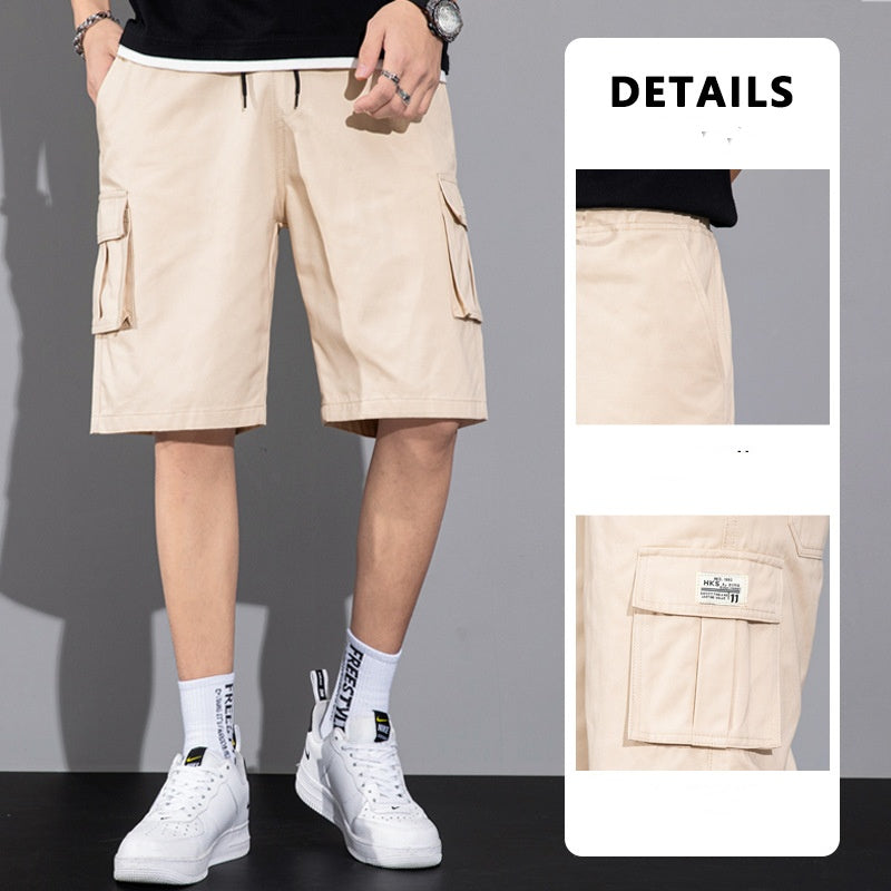 Chris – Legere Cargo-Shorts mit Kordelzug und mehreren Taschen