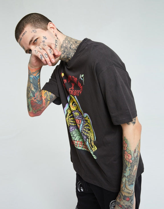 Scott – T-shirt à manches courtes avec franges