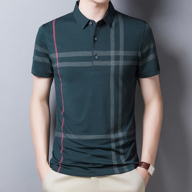 Wesley – Polo d'été pour hommes avec motif à rayures
