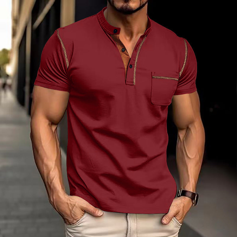 Walter – Polo à Manches Courtes pour Homme Été Décontracté Séchage Rapide