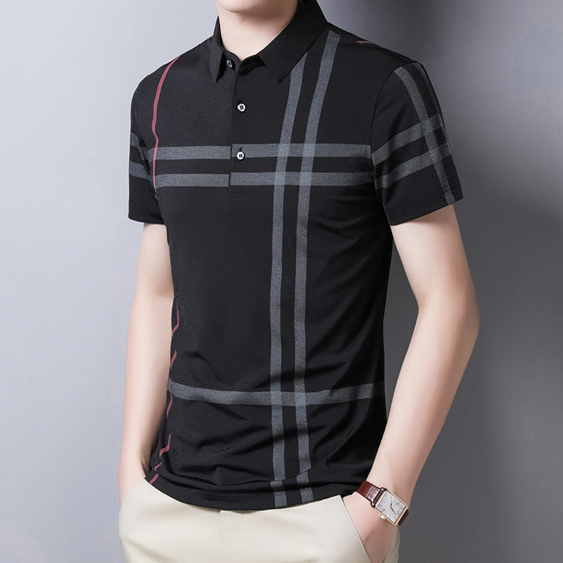 Wesley – Polo d'été pour hommes avec motif à rayures