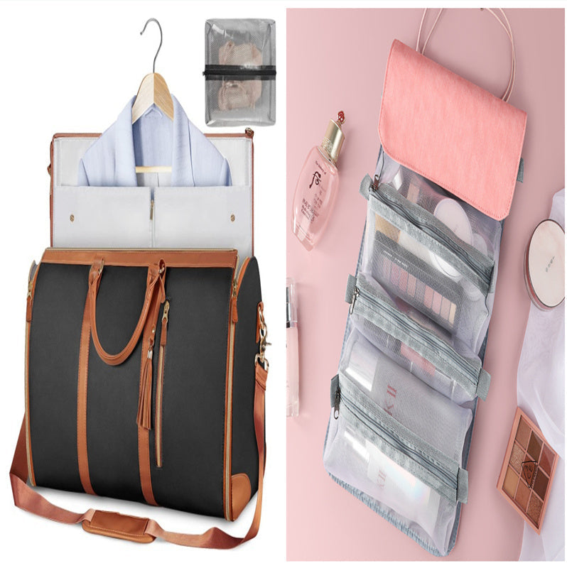 Emma – Grande Capacité Sac de Voyage Duffle pour Femmes, Sac à Costume Pliable, Imperméable
