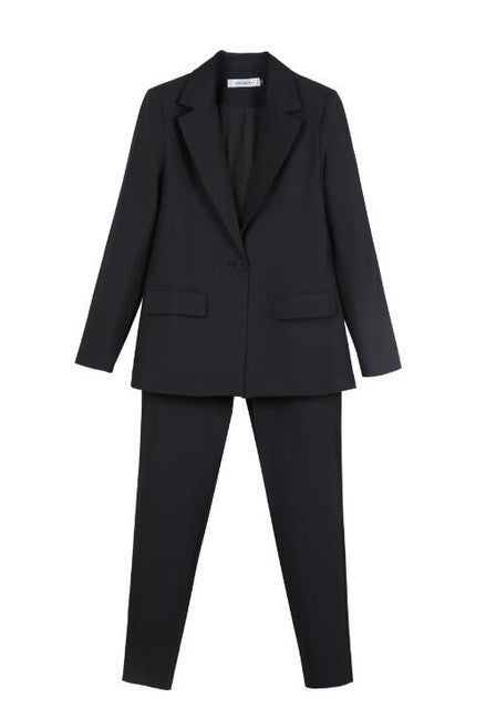 Hannah – Ensemble élégant de tailleur pantalon pour femmes