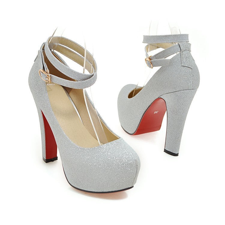 Patricia – Élégants Chaussures de Mariage pour Femmes avec Semelle Épaisse