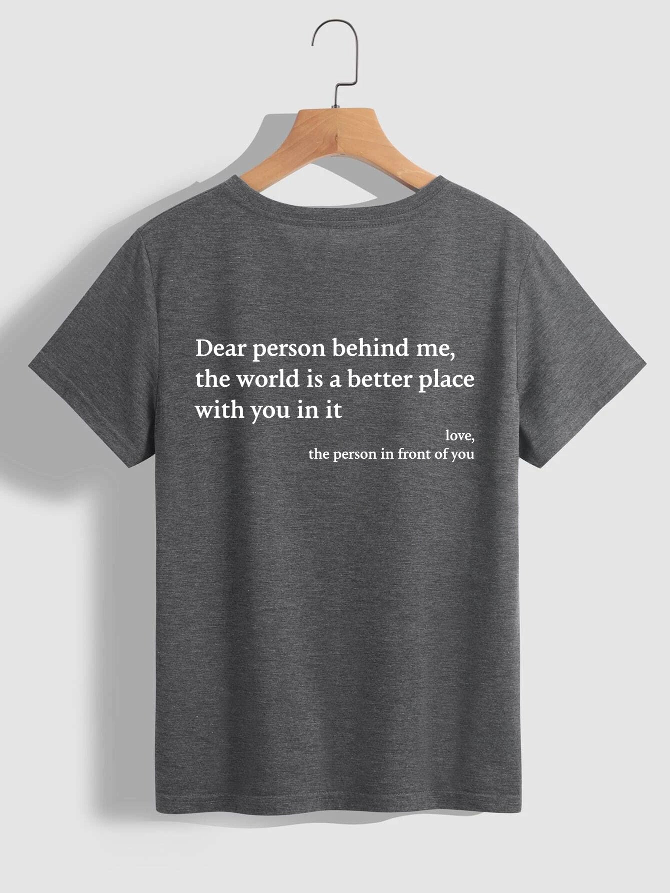 Sophie – T-shirt à col rond avec slogan