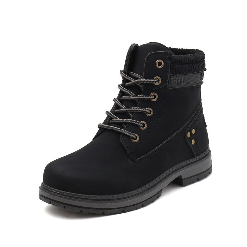 Imogen – Bottes Martin avec Plus-Velours pour Femmes