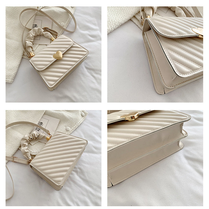 Gabrielle – Sac à bandoulière tendance avec chaîne et design métallique