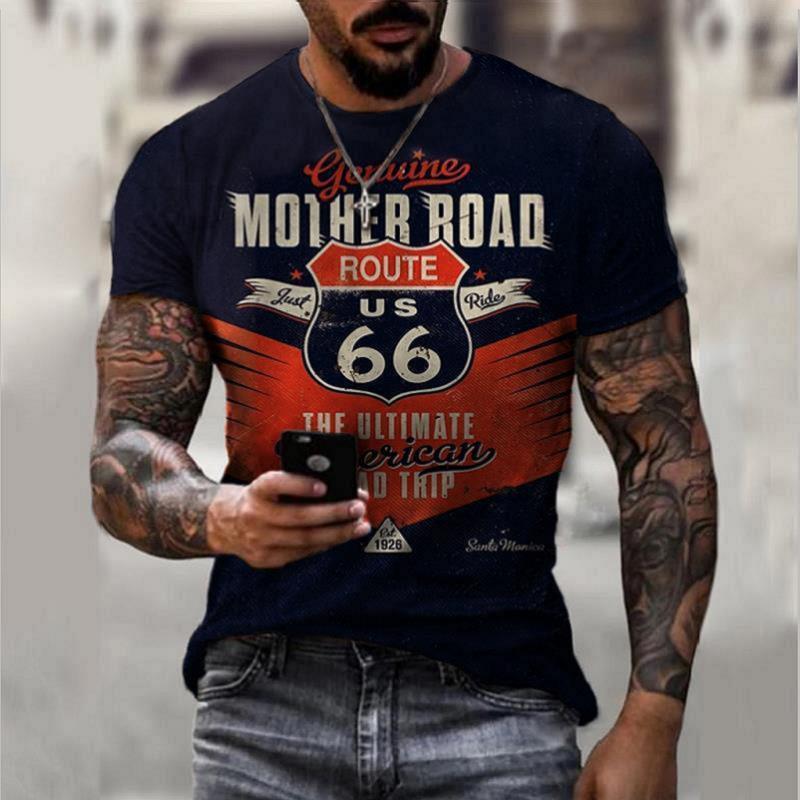Vincent – T-shirt rétro oversize à manches courtes pour homme
