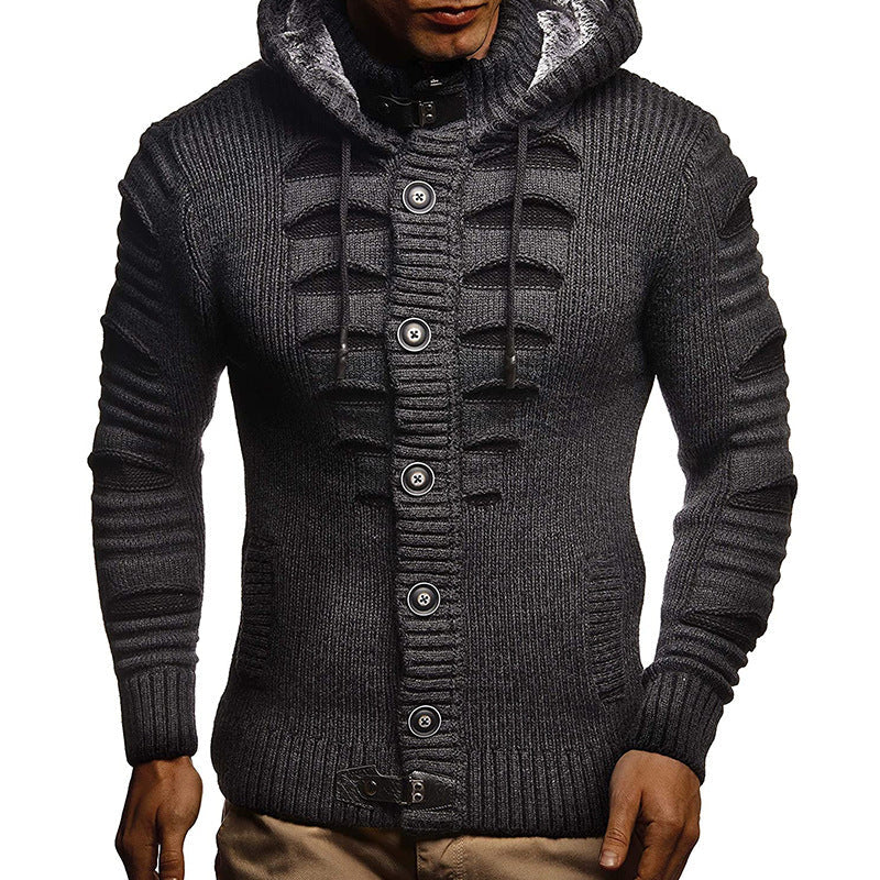 Richard – Veste à Capuche en Tricot pour Hommes