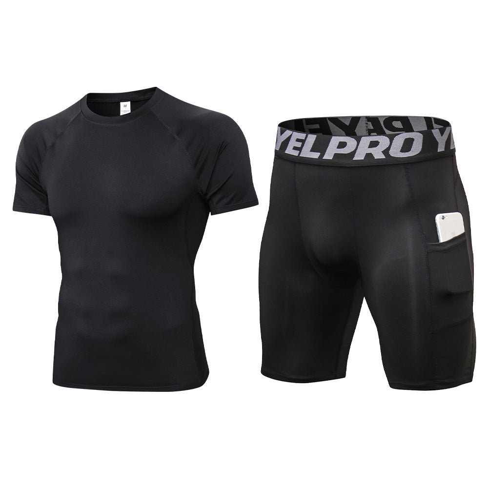 Mathew – Ensemble de sport respirant et séchage rapide pour hommes