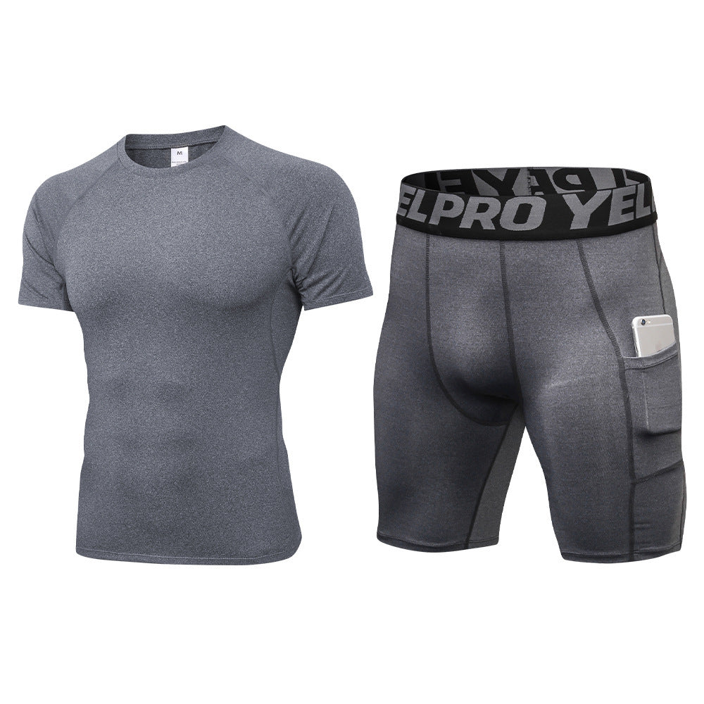 Mathew – Ensemble de sport respirant et séchage rapide pour hommes