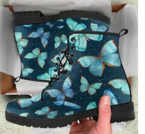 Claire – Bottes à Lacets Imprimées pour Femmes