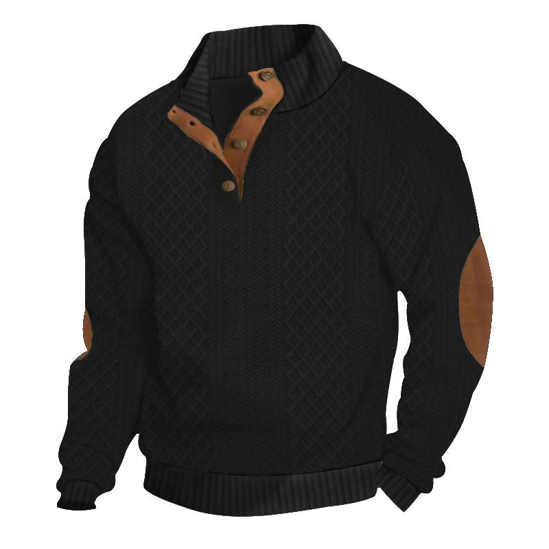 Mark – Langärmliger Jacquard Strickpullover