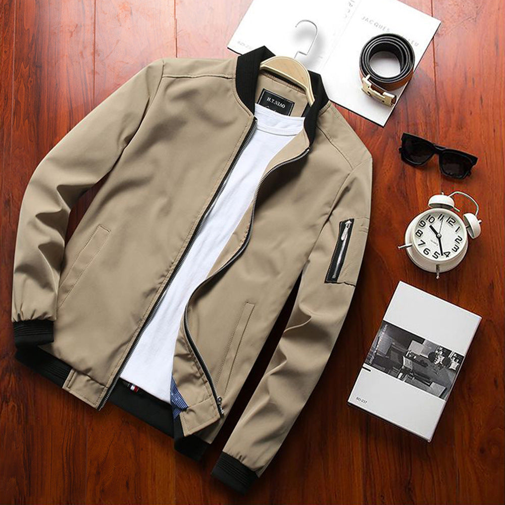 Gerald – Veste de baseball pour hommes au style rétro