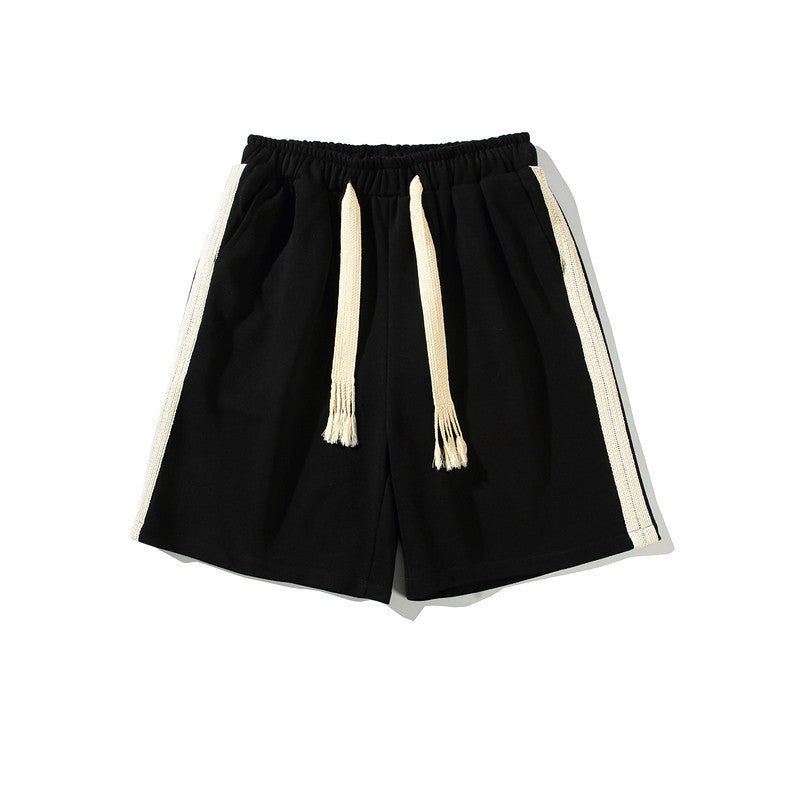 William – Weite Herren-Shorts mit gewebtem Seil