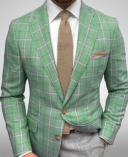 Felix – Blazer Rayé pour Homme en Coupe Slim