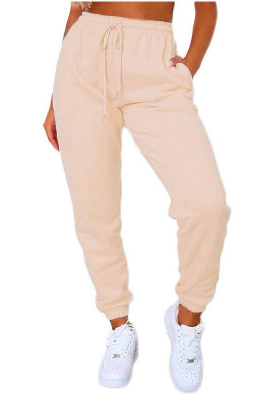 Sandra – Pantalon uni chic à cheville avec ceinture