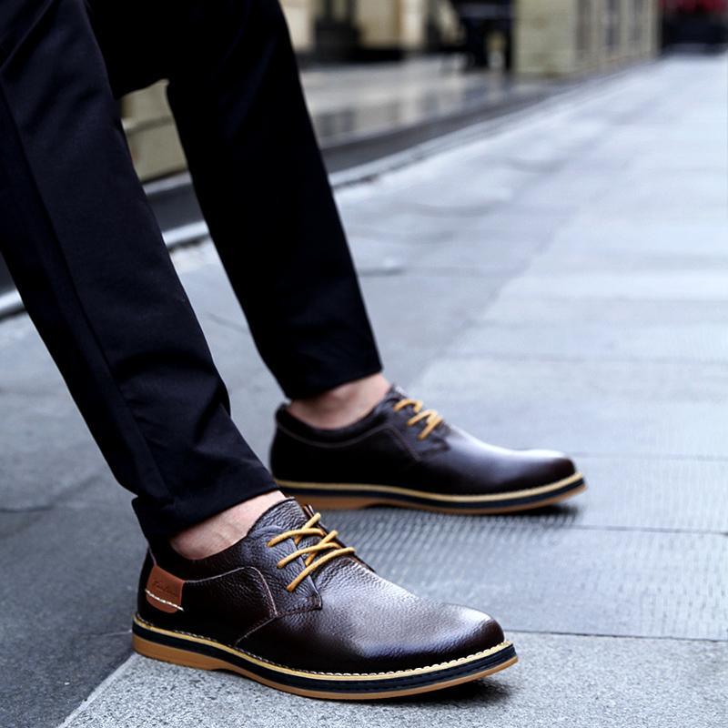 Doug – Grandes Chaussures pour Hommes en Cuir Vegan Premium