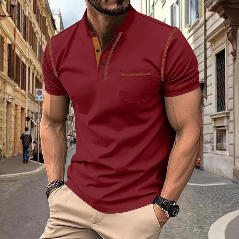 Walter – Polo à Manches Courtes pour Homme Été Décontracté Séchage Rapide