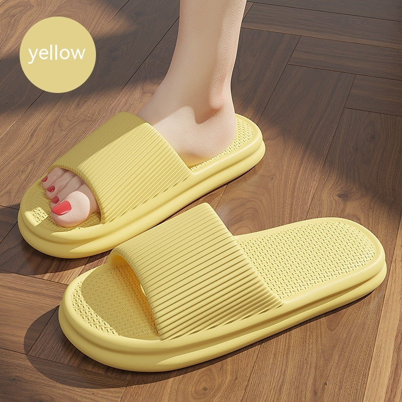 Leah – Chaussons à Rayures pour Femme avec Semelle Antidérapante