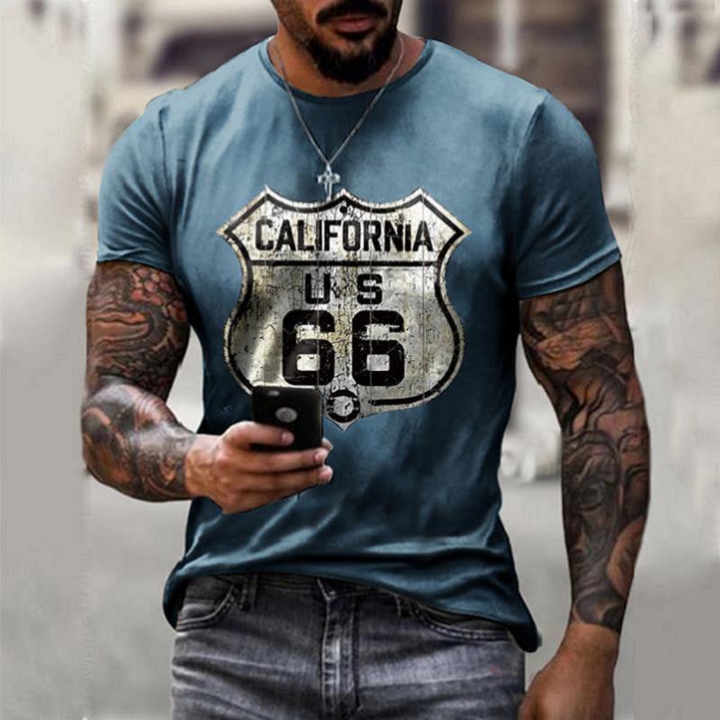 Vincent – T-shirt rétro oversize à manches courtes pour homme
