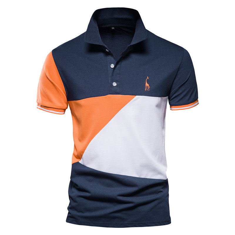 Ted – Polo à Manches Courtes avec Broderie de Cerf
