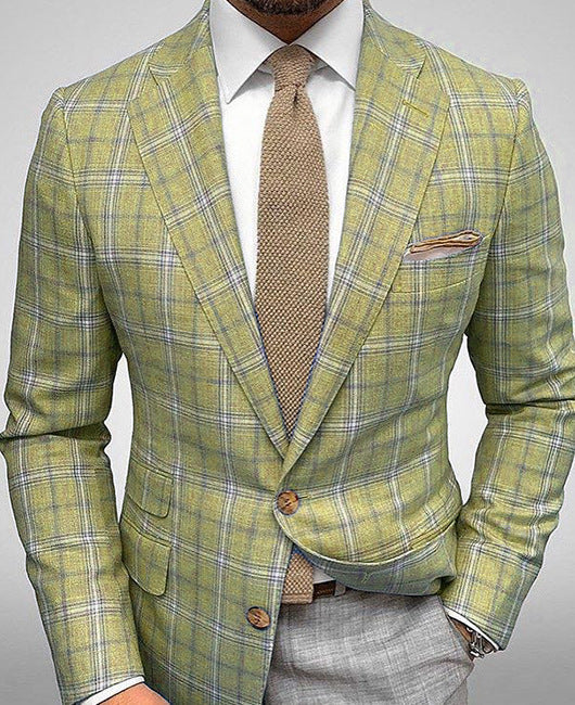 Felix – Blazer Rayé pour Homme en Coupe Slim