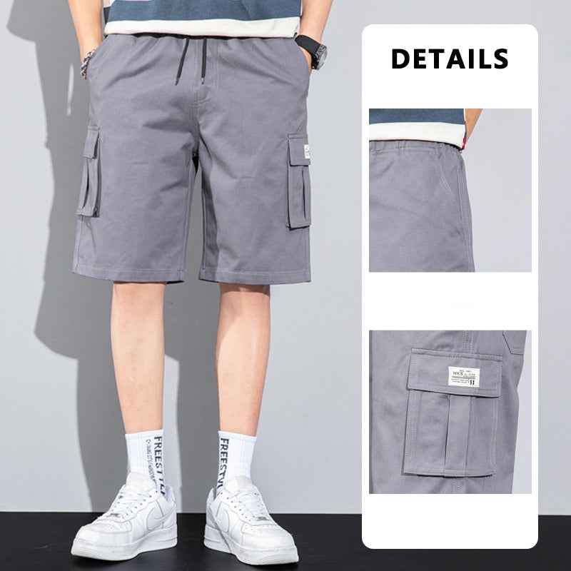 Chris – Legere Cargo-Shorts mit Kordelzug und mehreren Taschen