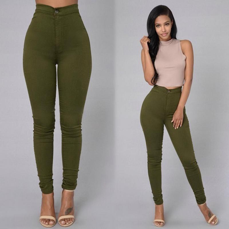 Stephanie – Leggings colorées pour femmes à taille haute