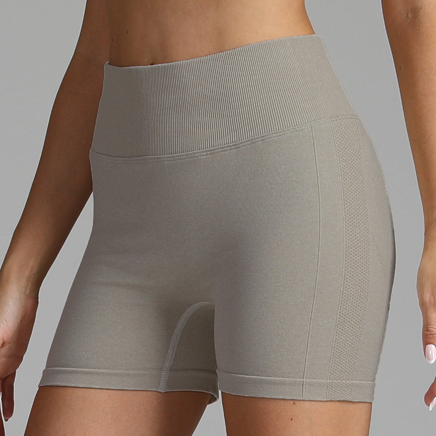 Amanda – Shorts de Yoga Sans Couture pour Femmes avec Taille Haute et Design Gainant