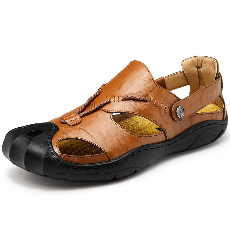 Darren – Sandales Confortables pour Hommes en Cuir Vegan