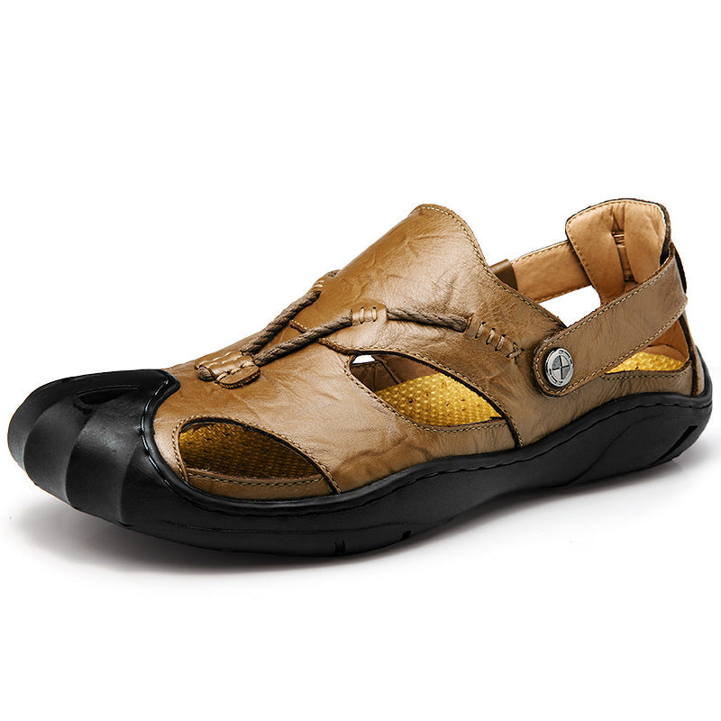 Darren – Sandales Confortables pour Hommes en Cuir Vegan