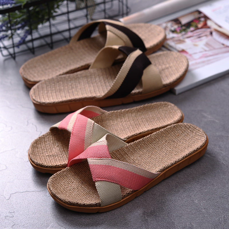 Miranda – Chaussons Antidérapants en Lin