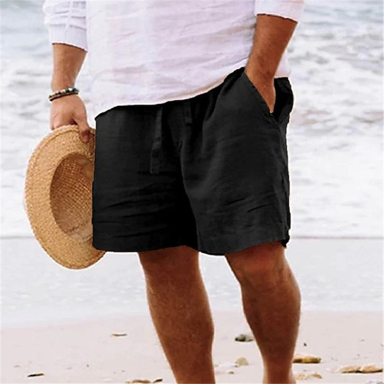 Adrian – Herren Shorts in Reiner Farbe und Atmungsaktivem Komfort